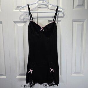 New Cute Black 1 Piece Babydoll Lingerie – Size XSmall
